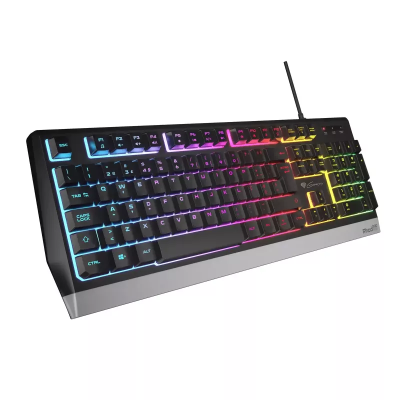 Teclado gaming GENESIS NKG-1817 USB QWERTY tamanho completo com fio