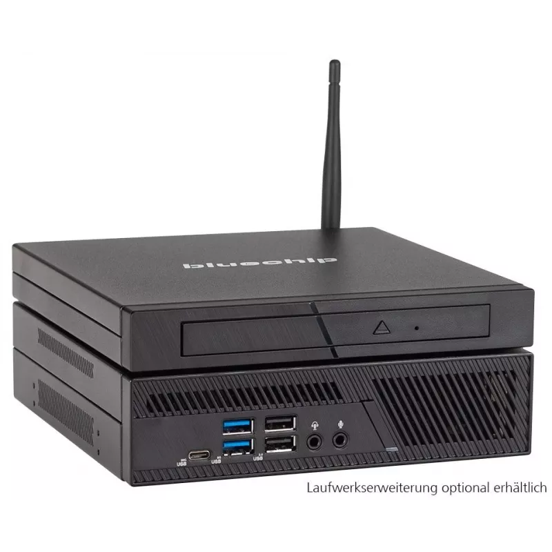 bluechip BUSINESSline S3137 *EDU* processador Intel® Core™ i3 14100 / até 4.70 GHz, Windows 11 Pro, Intel® B760, 8 GB DDR5, 500 GB SSD NVMe, Intel® Wi-Fi 6E AX211, Bluetooth 5.3, Gigabit Ethernet, gráficos Intel® UHD