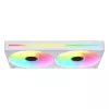 Ventoinha Cougar Unity240-FB 240mm ARGB PWM reversed Single-Frame, 120mm (700–1600 RPM), FDB, branco