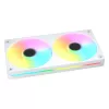 Ventoinha Cougar Unity240-FB 240mm ARGB PWM reversed Single-Frame, 120mm (700–1600 RPM), FDB, branco
