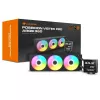 Refrigeração líquida all-in-one para CPU Cougar Poseidon Vistek Pro 360, ARGB, ventoinhas de 120 mm, preto, suporte multi-socket