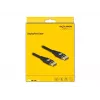 Cabo DisplayPort DeLOCK 8K 60 Hz 2 m preto metal