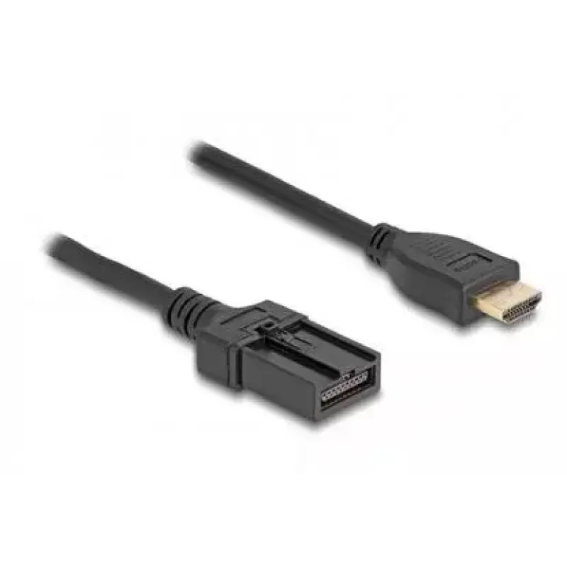Cabo HDMI automóvel DeLOCK ficha HDMI-A macho para ficha HDMI-E macho 3 m 4K 60 Hz