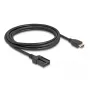 Cabo HDMI automóvel DeLOCK ficha HDMI-A macho para ficha HDMI-E macho 3 m 4K 60 Hz