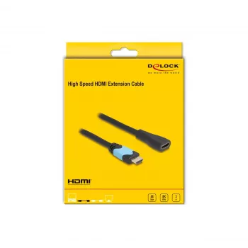 Cabo de extensão HDMI High Speed DeLOCK 48 Gbit/s 8K 60 Hz 3 m