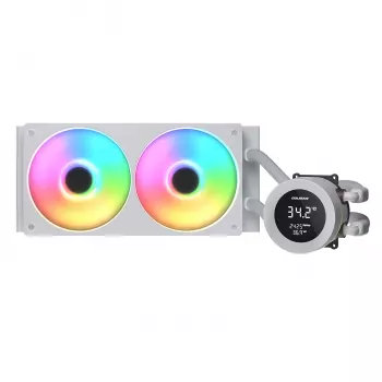 Refrigeração líquida para CPU COUGAR Poseidon Vistek 240, ARGB, branco