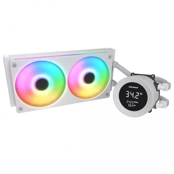 Refrigeração líquida para CPU COUGAR Poseidon Vistek 240, ARGB, branco