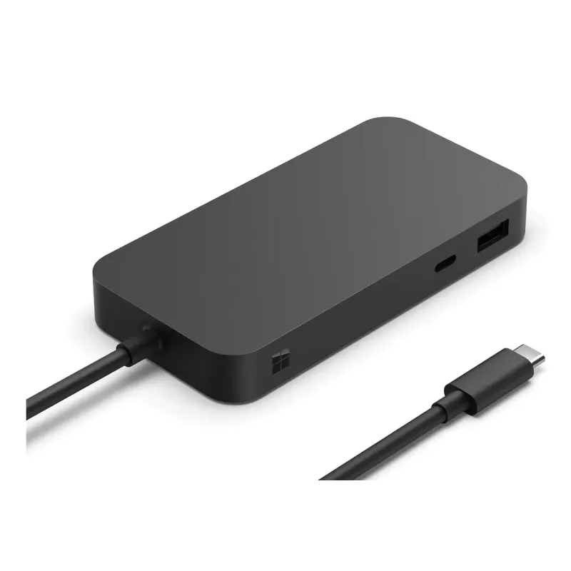 Docking station Microsoft Surface USB4 Dock com fios preto 100W Power Delivery EP2-19975
