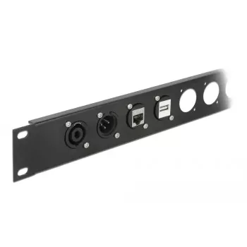 Delock 86786 módulo tipo D HDMI-A angular a 90 graus fêmea para fêmea, preto