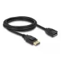 Cabo de extensão DisplayPort 1.2 DeLOCK 4K 60 Hz 2 m