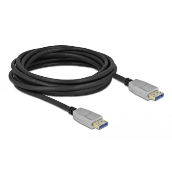 Cabo DisplayPort DeLOCK 10K 60 Hz 54 Gbit/s caixa metálica 1 m