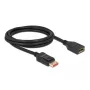 Cabo de extensão DisplayPort DeLOCK 8K 60 Hz 2 m
