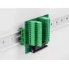 DeLOCK D-Sub HD macho de 44 pinos para borne de série para calha DIN 84x86x30mm