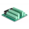 DeLOCK D-Sub HD macho de 44 pinos para borne de série para calha DIN 84x86x30mm