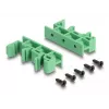DeLOCK D-Sub HD macho de 44 pinos para borne de série para calha DIN 84x86x30mm