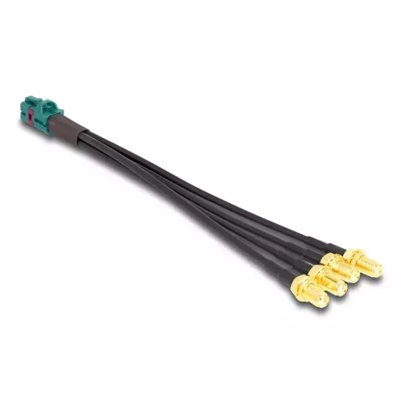 Cabo coaxial DeLOCK 90127 0,2 m Mini FAKRA Z SMA preto