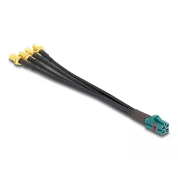 Cabo coaxial DeLOCK 90127 0,2 m Mini FAKRA Z SMA preto