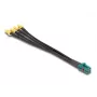 Cabo coaxial DeLOCK 90127 0,2 m Mini FAKRA Z SMA preto
