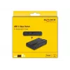 Comutador USB Delock 4 x dispositivo 2 x host 5 Gbit/s preto