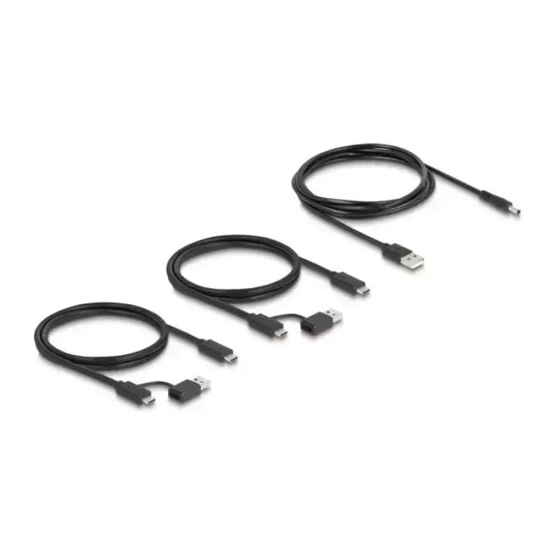 Comutador USB Delock 4 x dispositivo 2 x host 5 Gbit/s preto