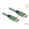 Cabo DisplayPort DeLOCK 16K 60 Hz 1 m verde metal