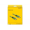Cabo DisplayPort DeLOCK 16K 60 Hz 1 m verde metal