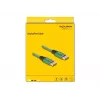 Cabo DisplayPort DeLOCK 16K 60 Hz 2 m verde metal