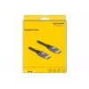 Cabo DisplayPort DeLOCK 8K 60 Hz 1 m roxo metal