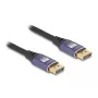 Cabo DisplayPort DeLOCK 8K 60 Hz 2 m roxo metal