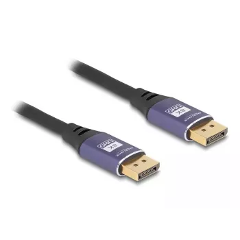 Cabo DisplayPort DeLOCK 8K 60 Hz 3 m roxo metal
