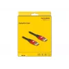 Cabo DisplayPort DeLOCK 8K 60 Hz 5 m vermelho metal