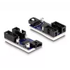 DeLOCK Hub USB 2.0 com pin header 2 portas preto azul
