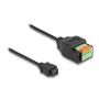 Cabo DeLOCK USB 2.0 Mini-B fêmea para adaptador de bloco de terminais 15 cm