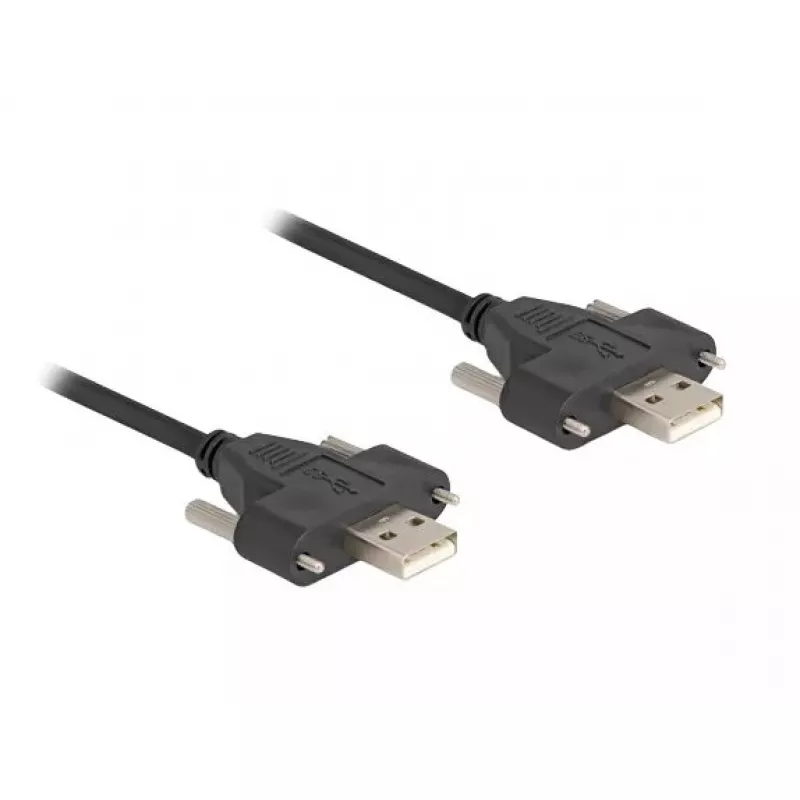 Cabo USB 2.0 Type-A macho para macho DeLOCK 1 m preto 0,48 Gbit/s