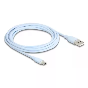 Cabo USB DeLOCK USB 2.0 2,5 m USB A USB C azul