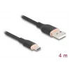 Cabo USB DeLOCK USB 2.0 4 m USB A USB C preto 81228