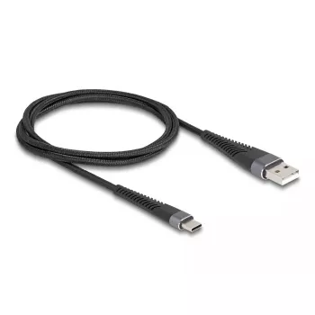 Cabo USB DeLOCK 81121 1 m USB-A USB-C USB 2.0 0,48 Gbit/s