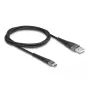 Cabo USB DeLOCK 81121 1 m USB-A USB-C USB 2.0 0,48 Gbit/s