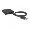 Switch bidirecional DisplayPort 2-em-1 CLUB3D CSV-1009 — 2 saídas DisplayPort, 8K@60Hz, preto