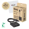 Switch bidirecional DisplayPort 2-em-1 CLUB3D CSV-1009 — 2 saídas DisplayPort, 8K@60Hz, preto