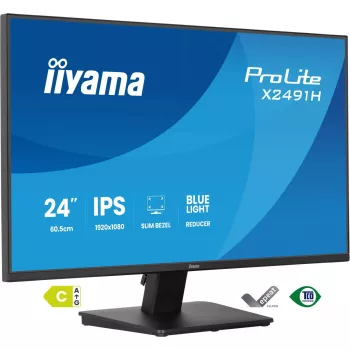 Monitor de computador IIYAMA ProLite X2491H-B1 60,5 cm (23,8 polegadas) IPS LCD Full HD 1920×1080 preto mate, VESA