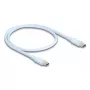 Cabo USB DeLOCK 81233 USB 2.0 0,5m USB C azul