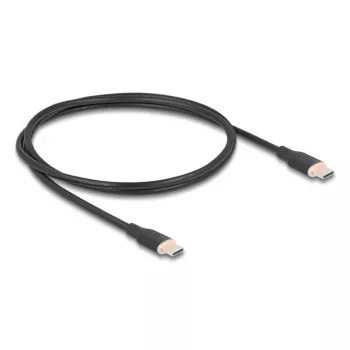 Cabo USB DeLOCK USB 2.0 1m USB C preto 81238