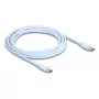 Cabo USB DeLOCK USB 2.0 2,5m USB C azul 81235
