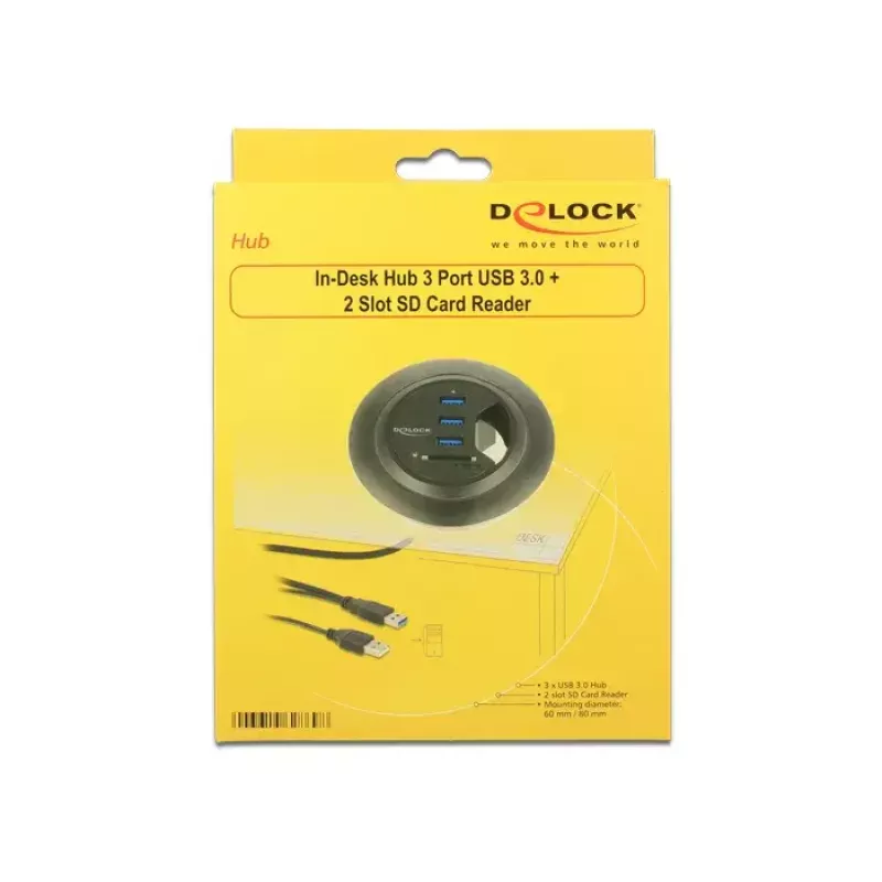 Tomada DeLOCK 62869 preto