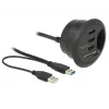Tomada DeLOCK 62869 preto