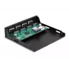 Hub USB 3.2 Gen 1 interno 3,5 polegadas DeLOCK 4 portas preto