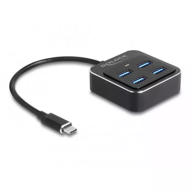 Hub USB 3.2 Gen 2 USB Type-C DeLOCK 4 x USB Type-A 10 Gbps