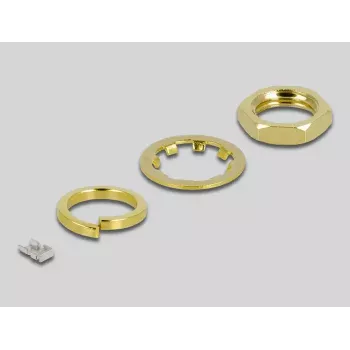 Cabo coaxial DeLOCK 12659 0,35 m RP-SMA MHF 4L LK preto