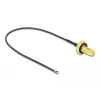 Cabo coaxial DeLOCK 12663 0,2 m SMA MHF 4L LK preto